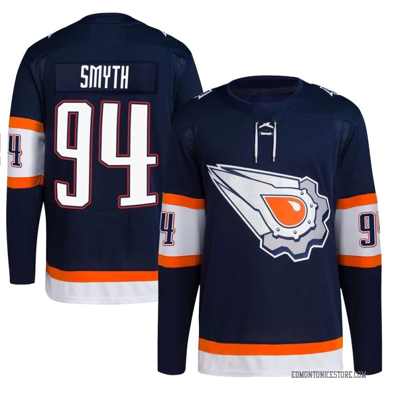 RYAN SMYTH 2011 EDMONTON OILERS REEBOK PREMIER REPLICA JERSEY XL