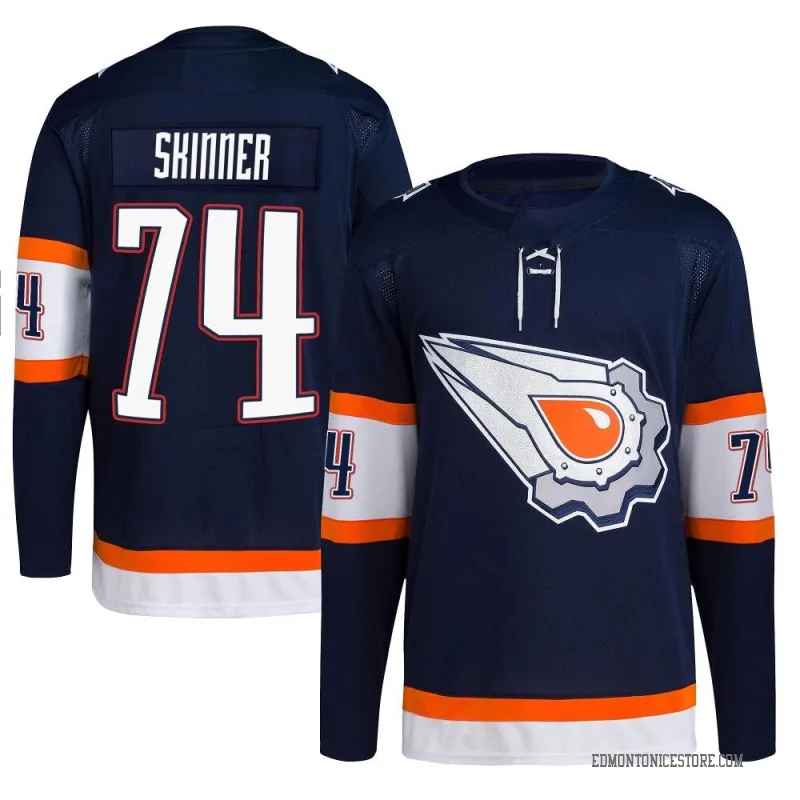 Stuart Skinner Edmonton Oilers NHL Authentic Pro Road Jersey with On I –  Pro Am Sports